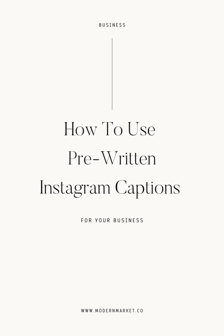 How To Use Pre-Written Instagram Captions