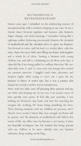 Motherhood & Entrepreneurship - modernmarket.co